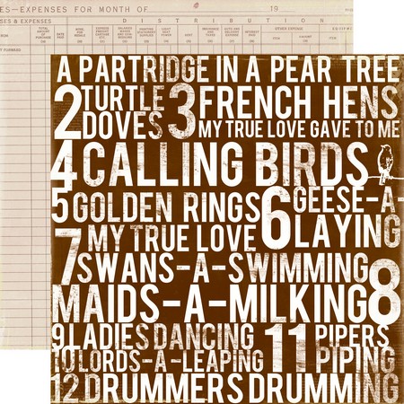 Echo Park Paper Co - Very Merry Christmas - Subway Art