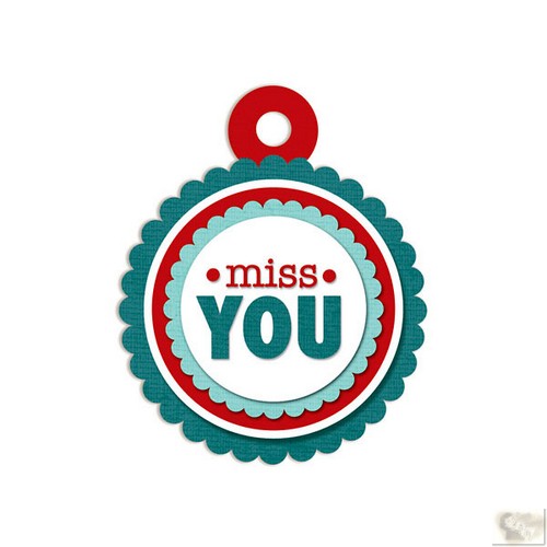 We R Memory Keepers - Embossed Tags Miss You