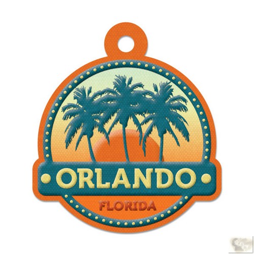 We R Memory Keepers - Destination Die Cut Embossed. Tags - Orlando