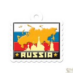 We R Memory Keepers - Destination Die Cut Embossed. Tags - Russia