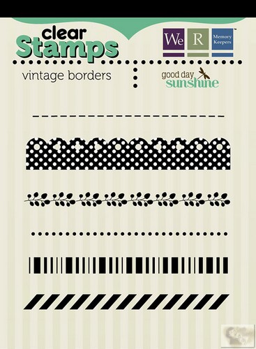 We R Memory Keepers - Good Day Sunshine Clr Stamps Vintage Border
