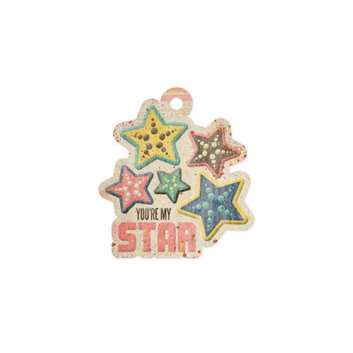 We R Memory Keepers - Down The Boardwalk - Embossed Diecuts - Star